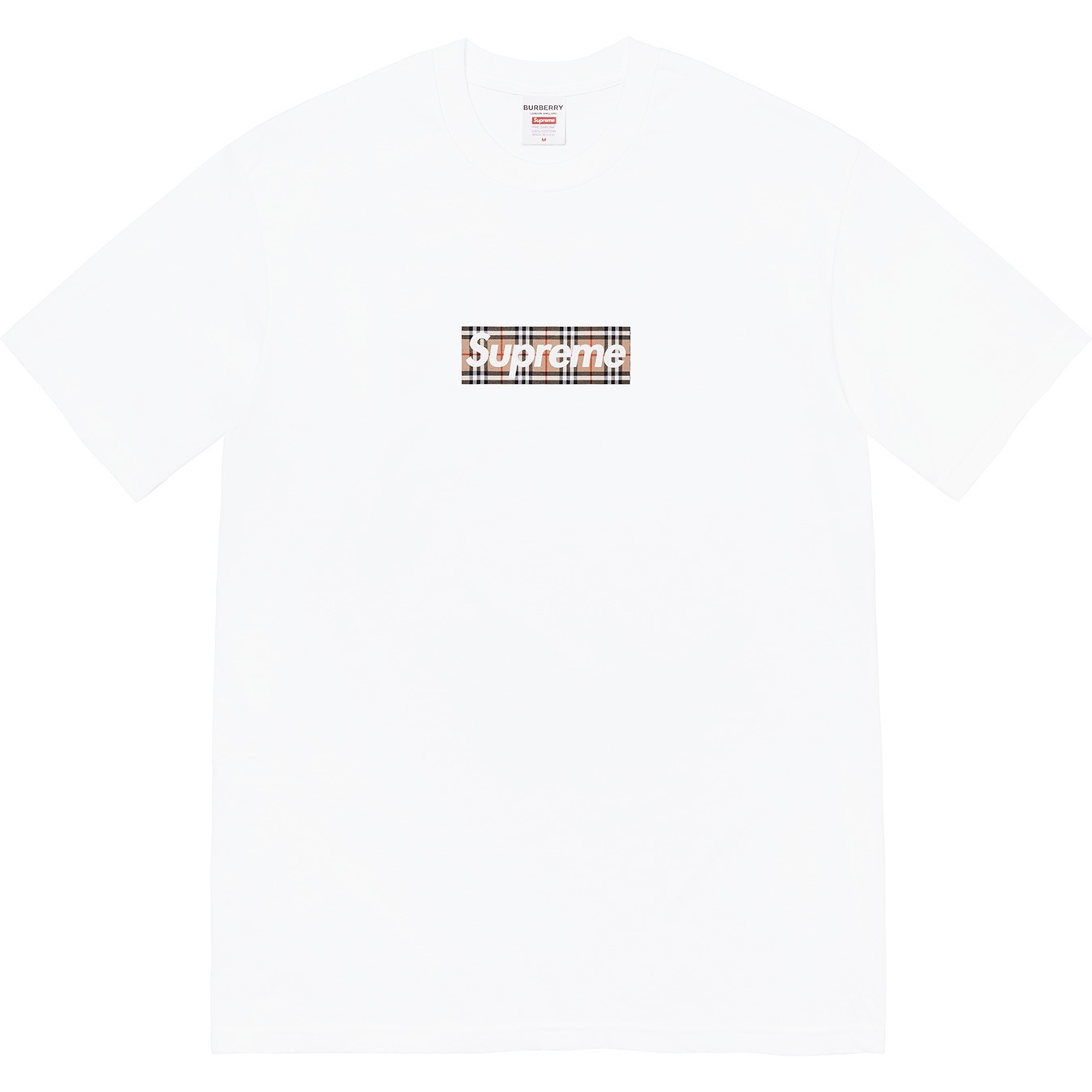 Supreme®/Burberry® Box Logo Tee view 3